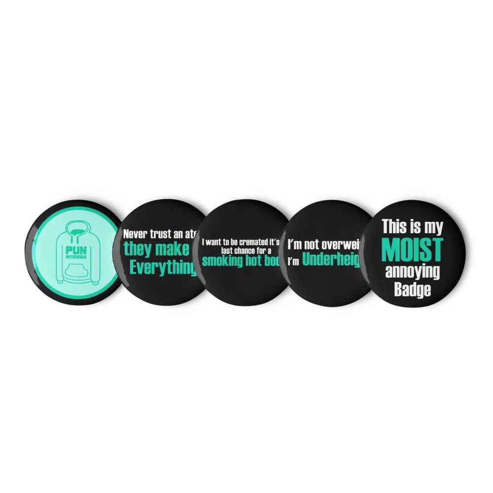 Pun-Intended OG Release Pin Badges product image (2)