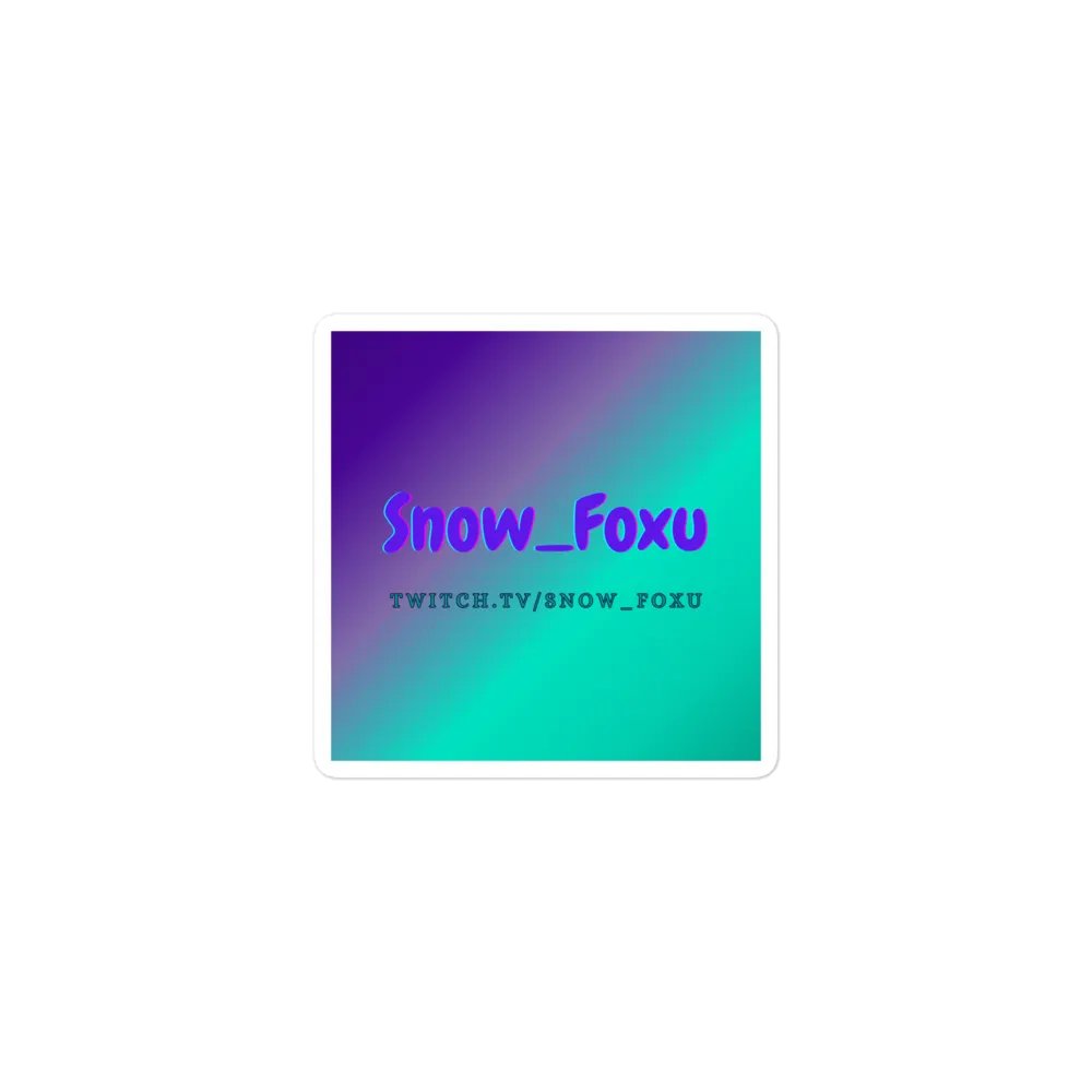 Snow_Foxu Logo Magnet product image (2)