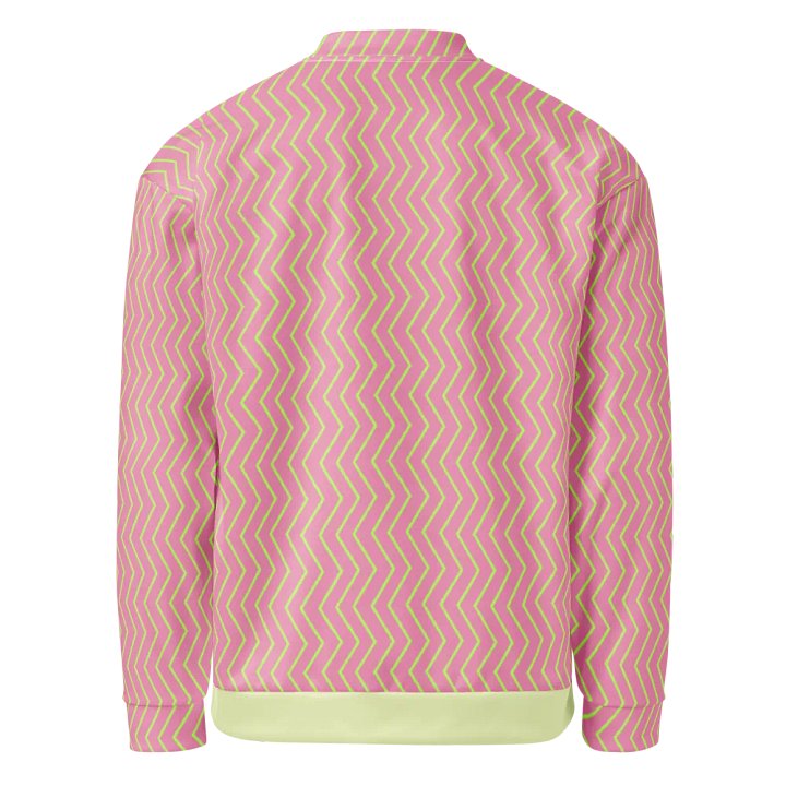 Zigzag Zest Pink Bomber Jacket product image (2)