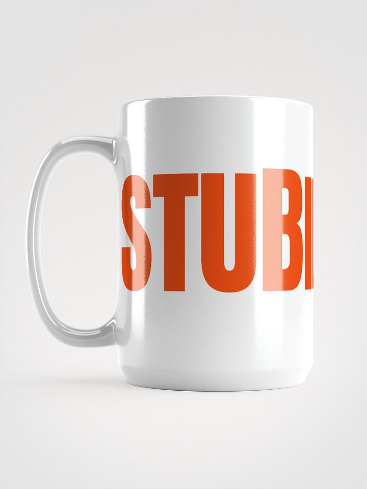 Bold Orange STUBIDFACE Mug product image (1)