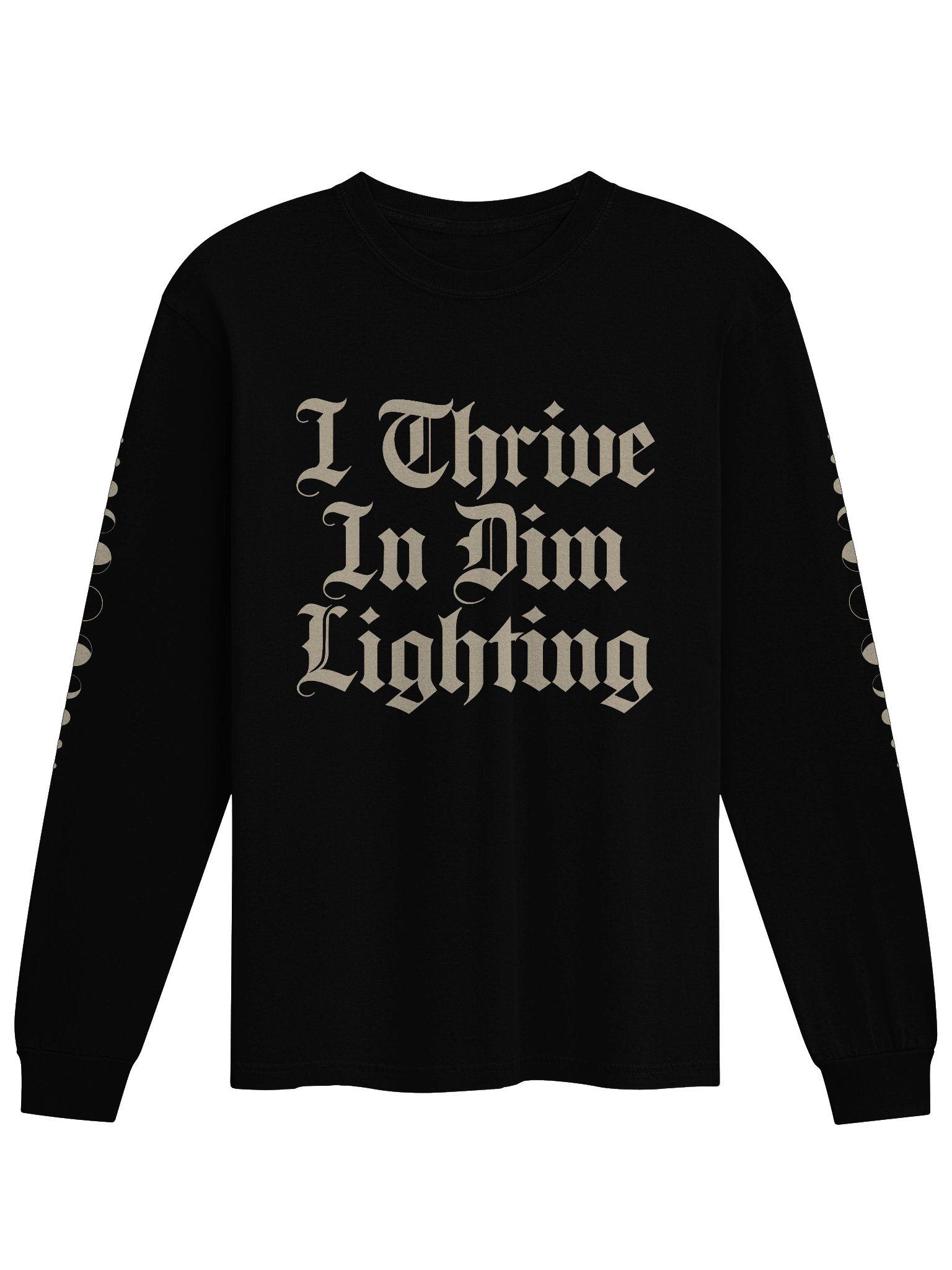 I Thrive in Dim Lighting Long Sleeve Shirt | Gothic Sensory Friendly Shirt | Dark Academia Chronic Illness Top product image (1)