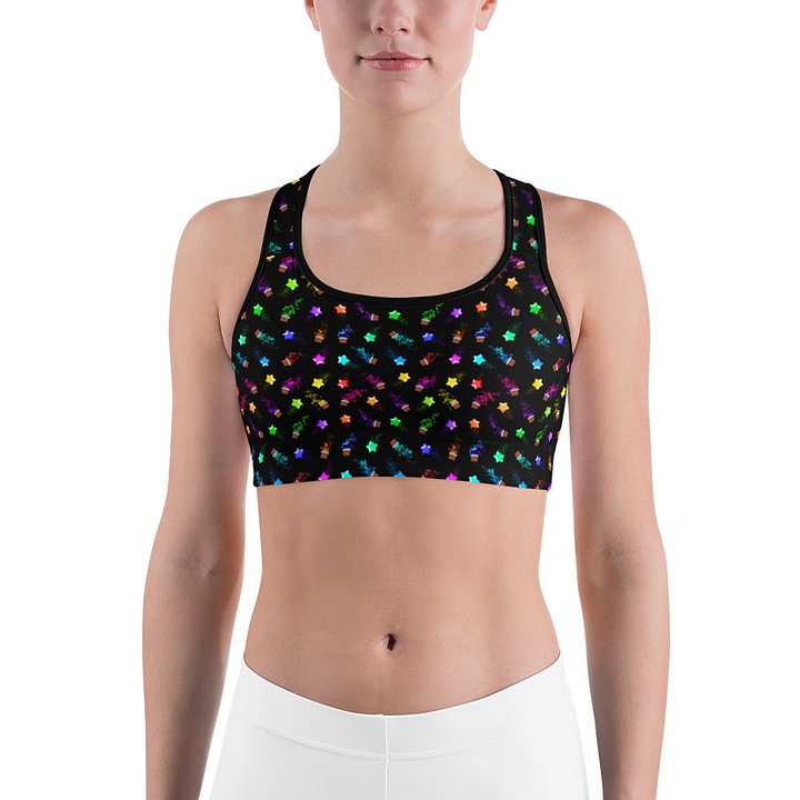 Shooting Stars & Candy Bars Sports Bra product image (1)