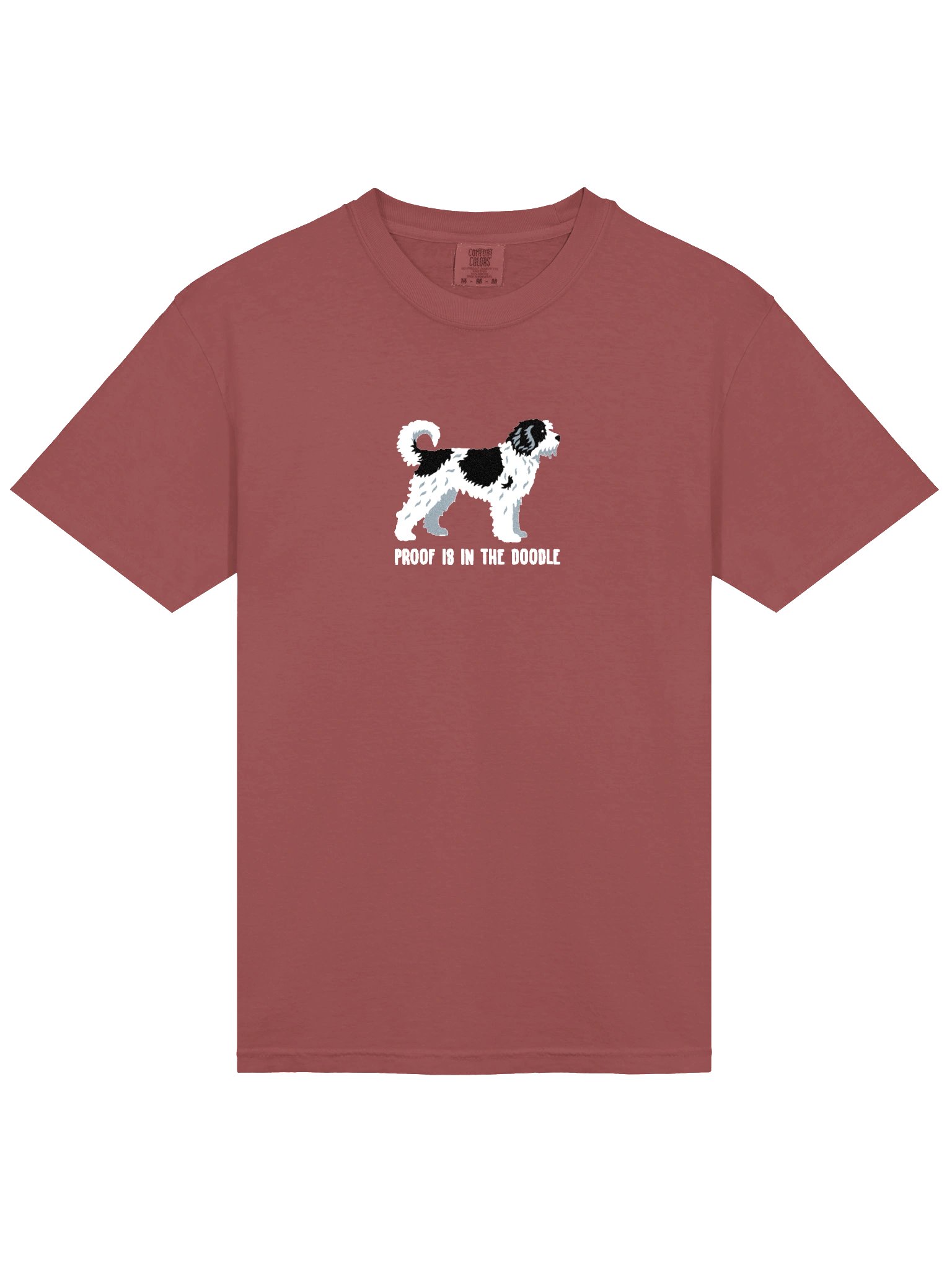Proof Is in the Doodle T-Shirt(Embroidered) of a Sheepadoodle product image (6)