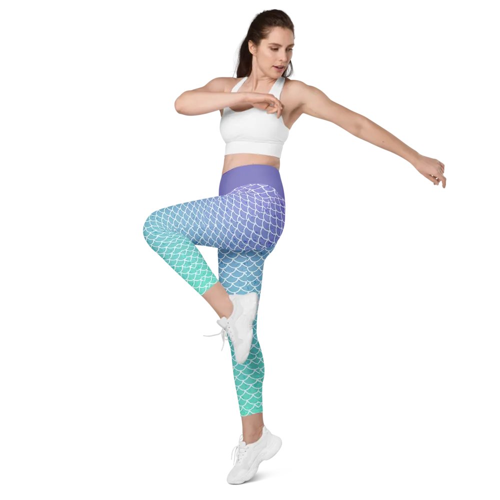 Gaming Mermaid Leggings with Pockets product image (6)