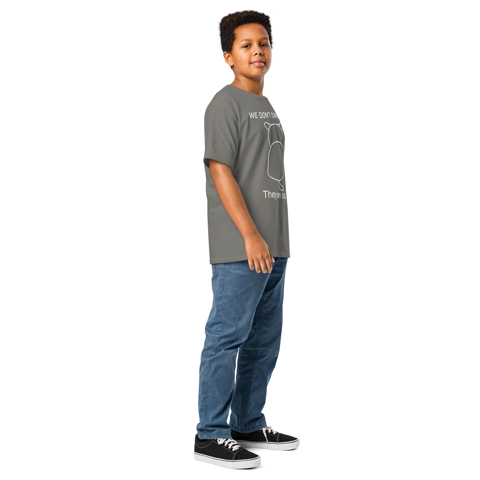 Cats Own Poeple - Unisex Youth Heavyweight T-shirt product image (5)