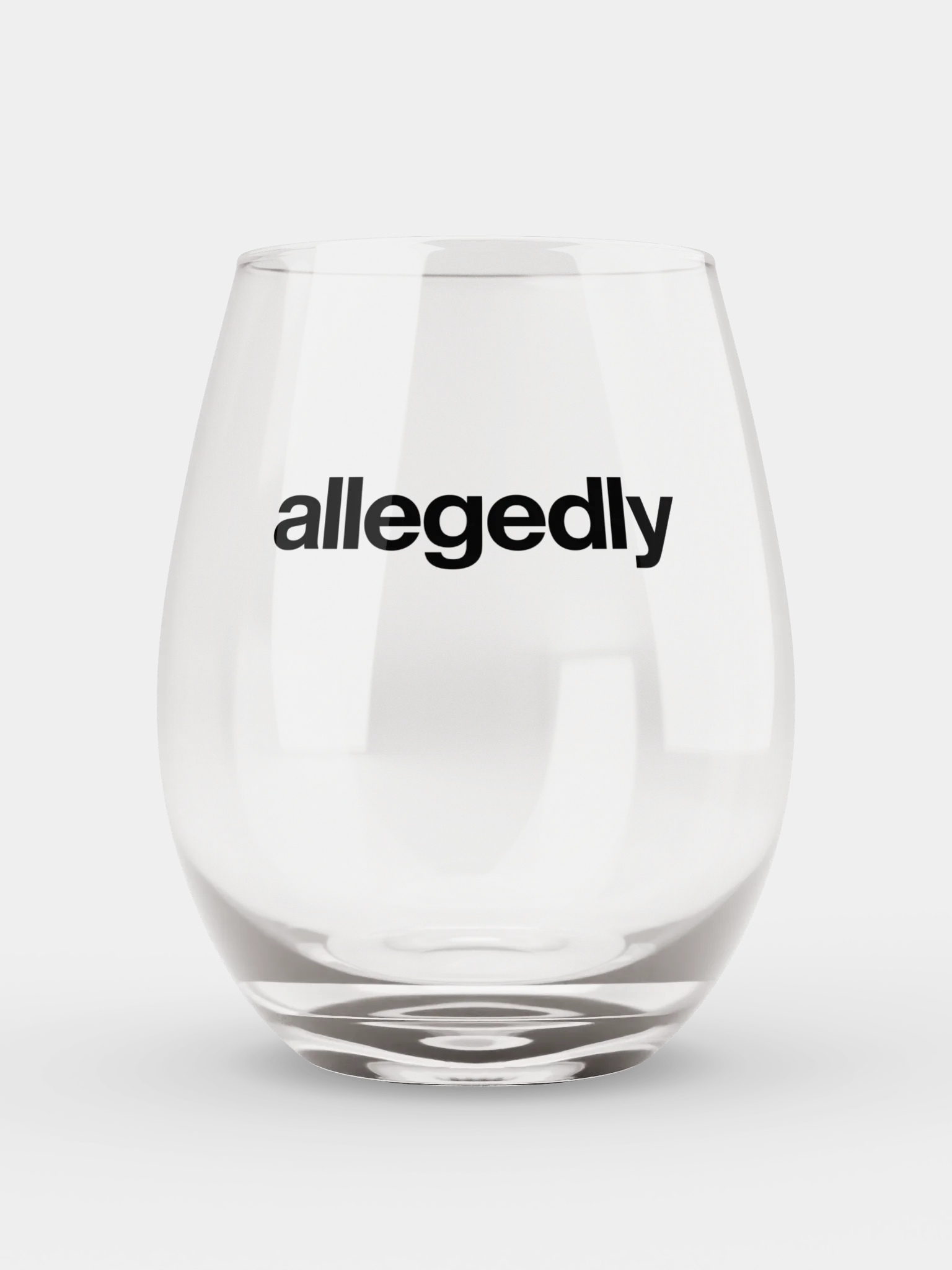 Allegedly Wine Glass product image (1)