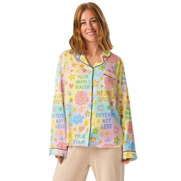 Neurodivergent Doodle Pyjama Top product image (1)