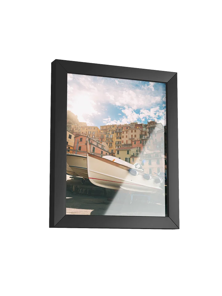 Morning Light in Manarola, Cinque Terre, Italy Framed Matte Poster product image (2)