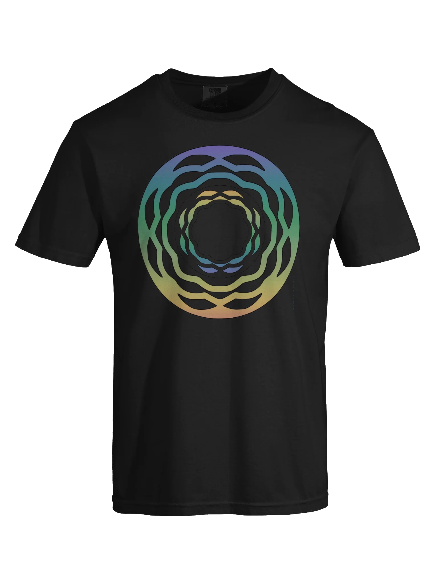 Rainbow disk T-shirt product image (11)
