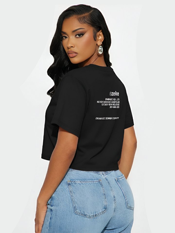 DRAMATIC ROSE x DARK CROP TOP product image (2)