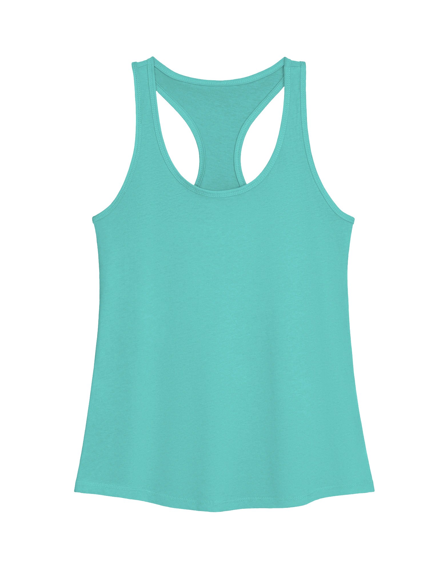 The Gatekeeper’s Key – Tahiti Blue Reverse Flow Edition (Back Print Only) | Women’s Racerback Tank product image (1)