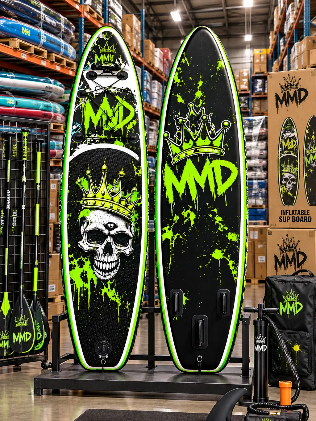 MMD Brand Graphic Inflatable SUP Board product image (1)