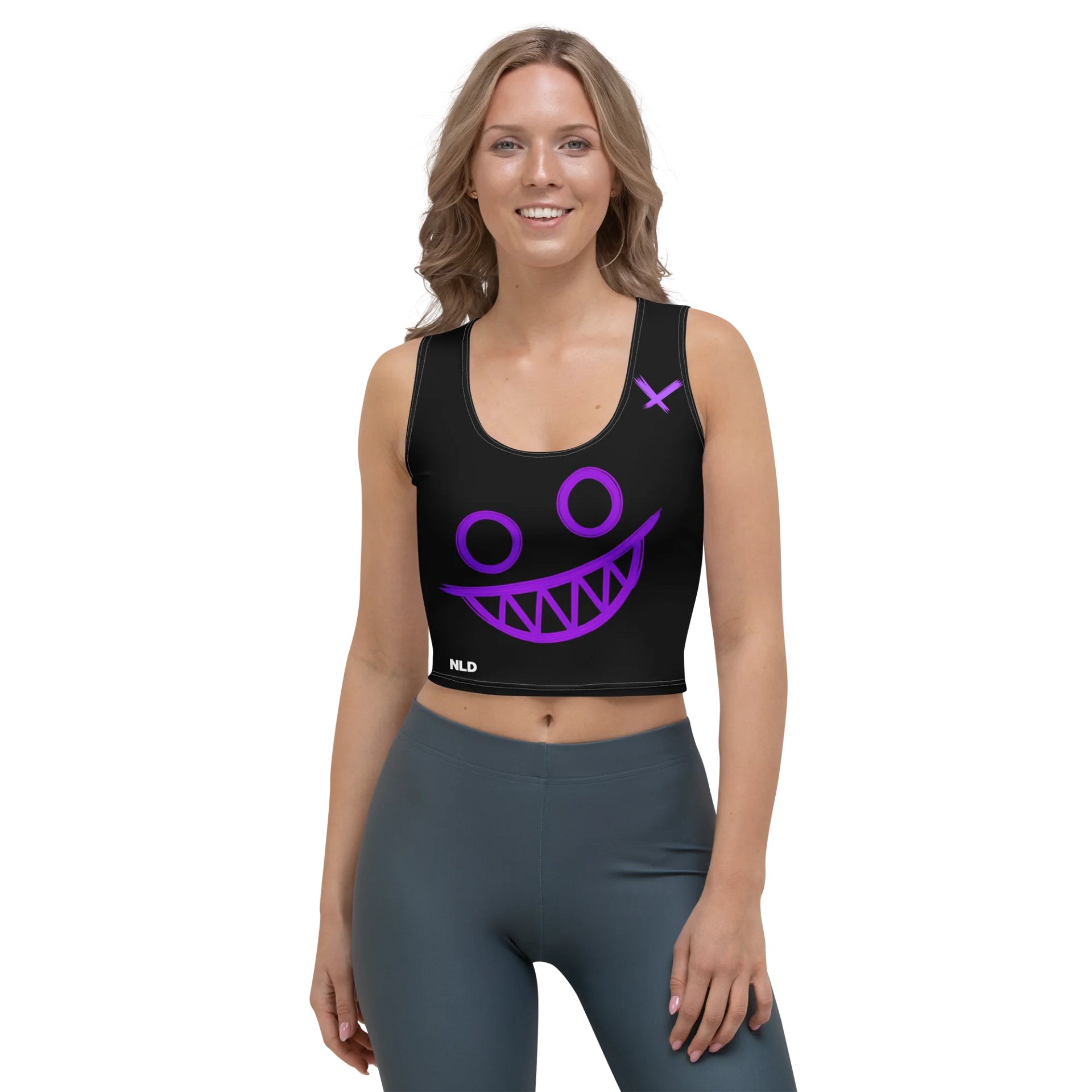 NLD Vibrant Smiley Crop Top product image (1)