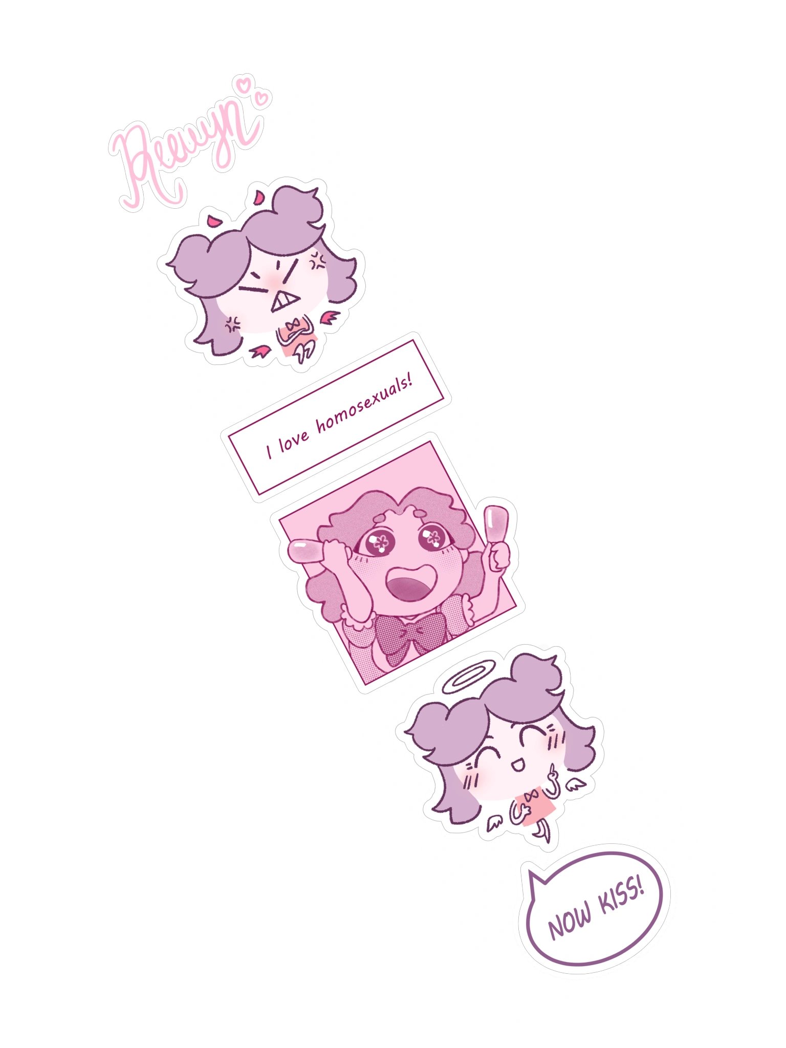 The PINK sticker sheet! Artist Edition product image (1)