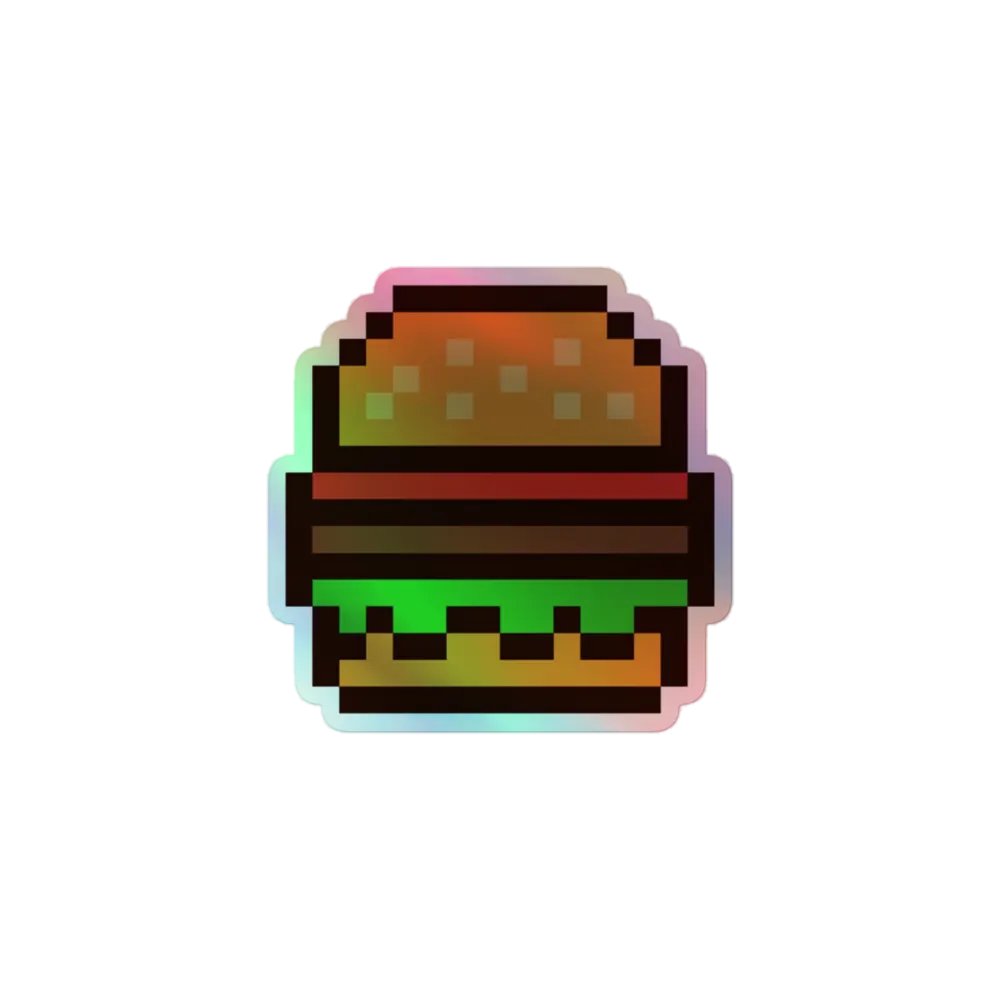 The Bun Hub Holographic Sticker product image (1)