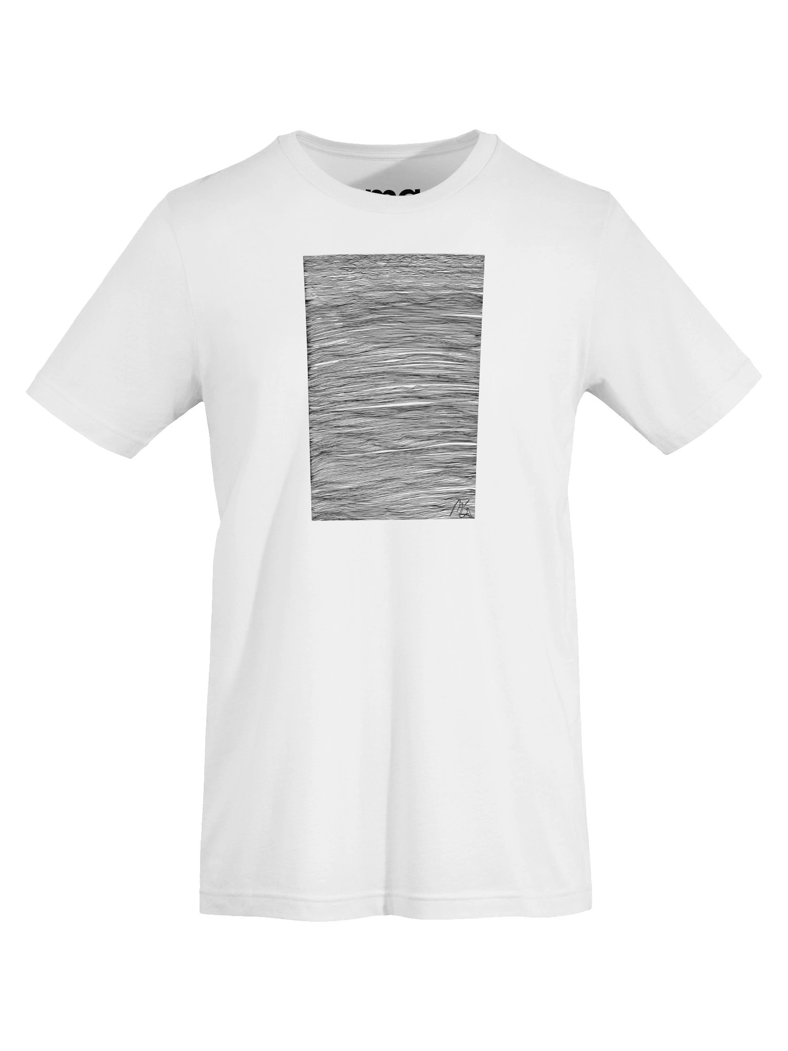 Undulating // T-shirt white product image (5)