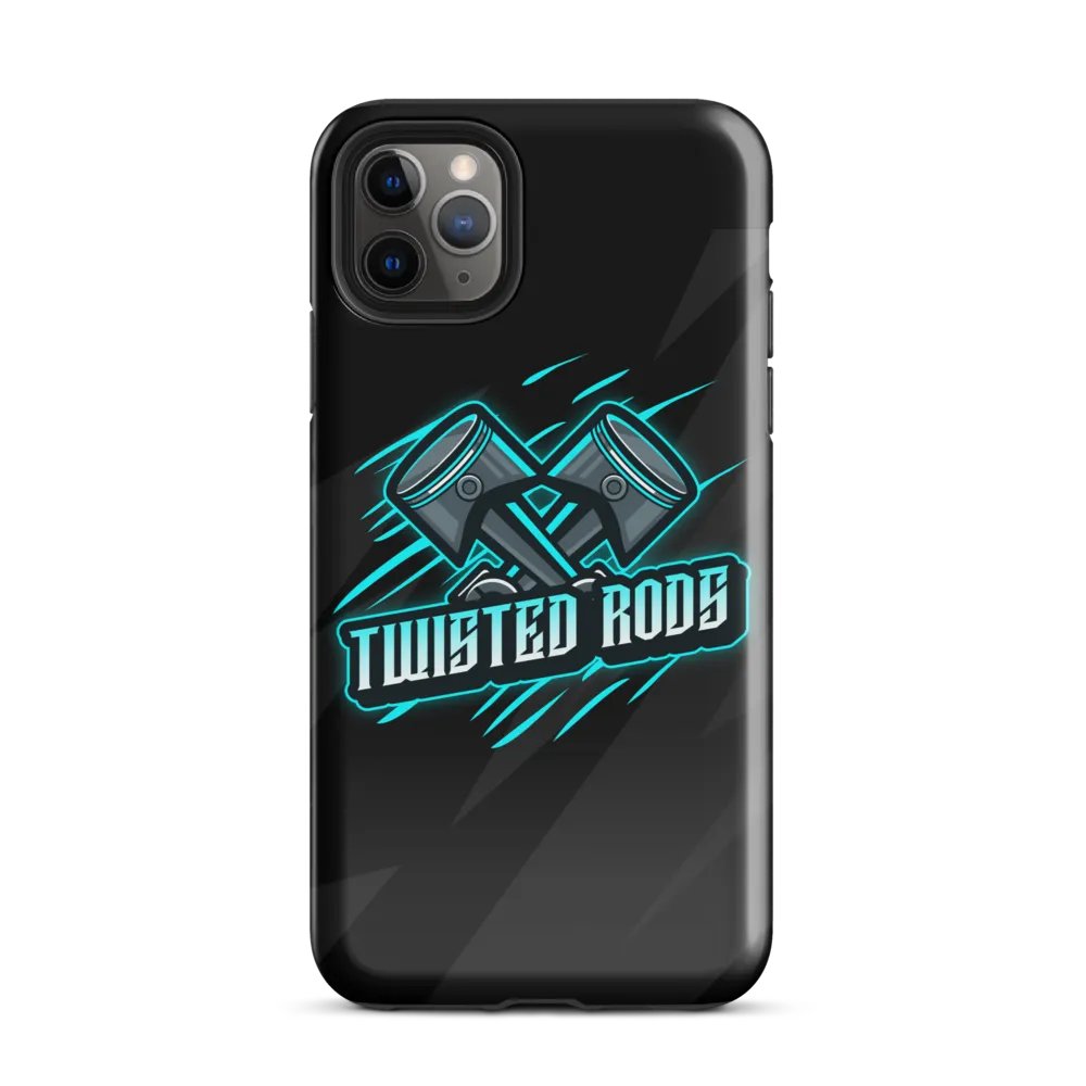iPhone Twisted Rods Aqua Logo Case product image (67)
