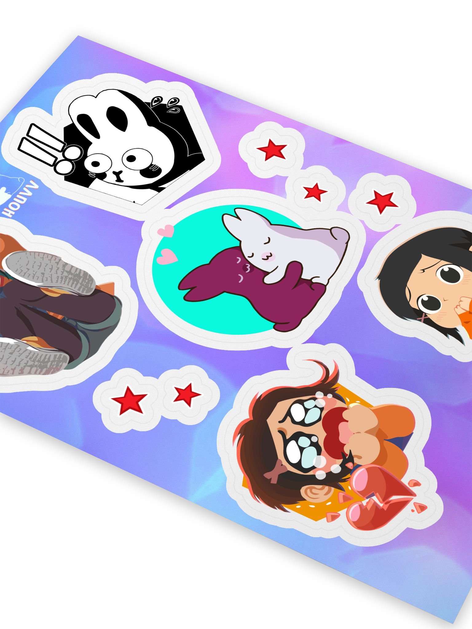 Ling & Bunny sticker sheet product image (3)