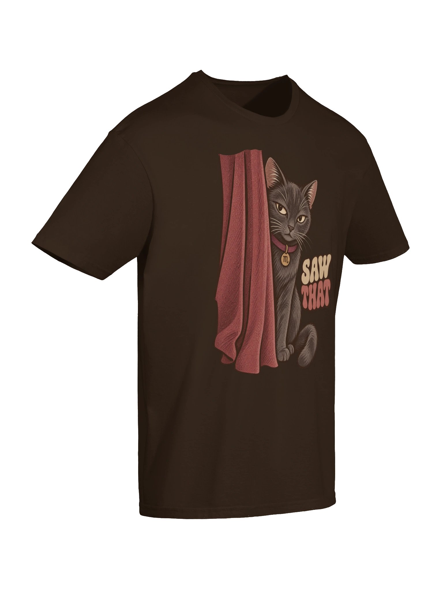 Scorpio Saw That Cat Zodiac T-Shirt product image (6)