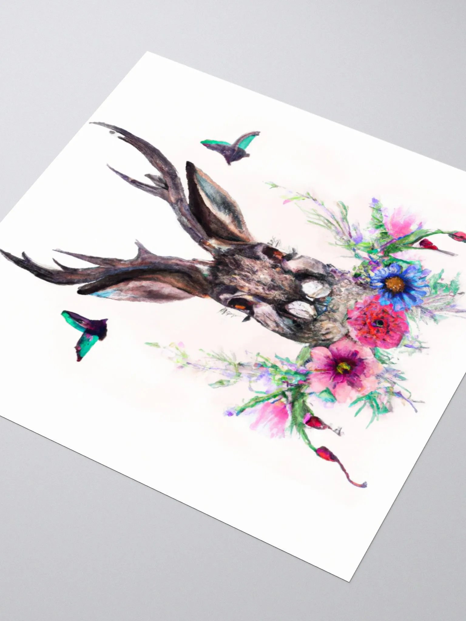 Jackalope Watercolor Sticker product image (3)