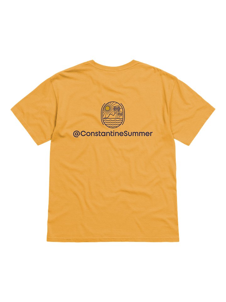 @CONSTANTINESUMMER: TROPICAL SUNSET VIBE T-SHIRT BY COMFORT COLORS (YELLOW) product image (2)