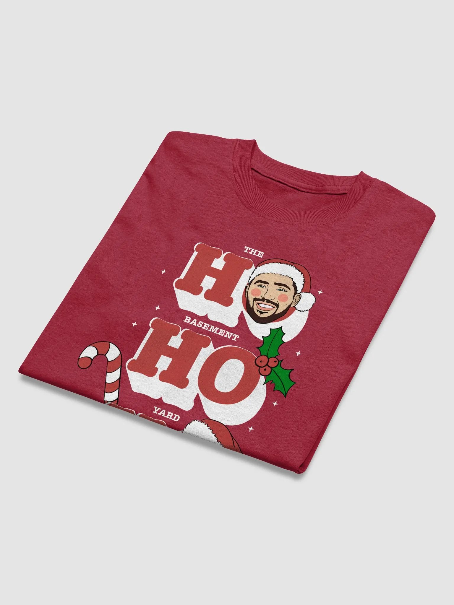 HO HO HO Basement Yard Tee (5 colors) product image (12)