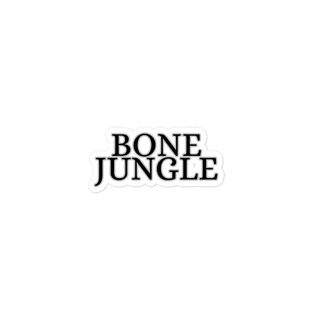 Bone Jungle Bold Logo Kiss Cut Sticker product image (1)