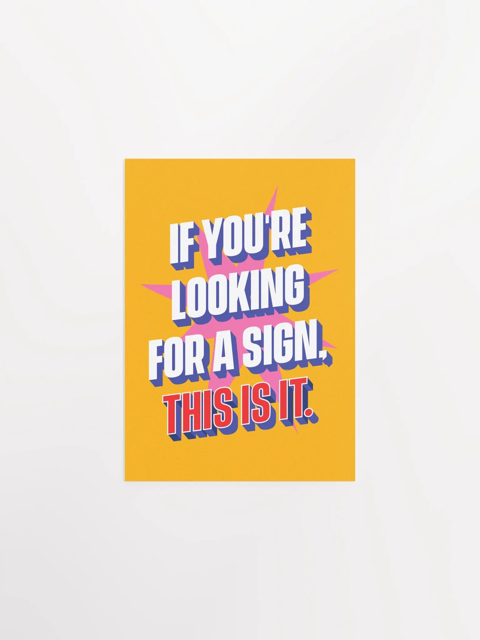 This Is A Sign Poster product image (1)
