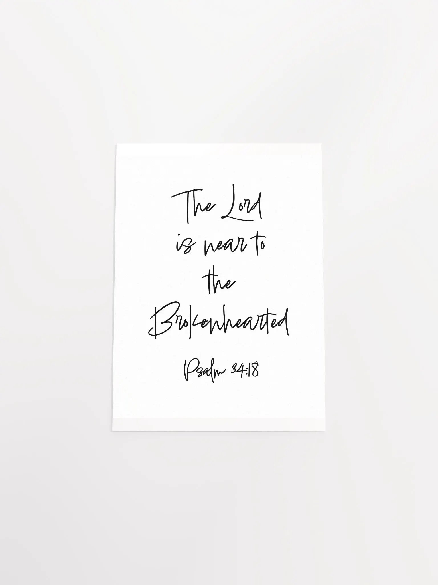 The Lord is Near to the Brokenhearted - Print product image (4)