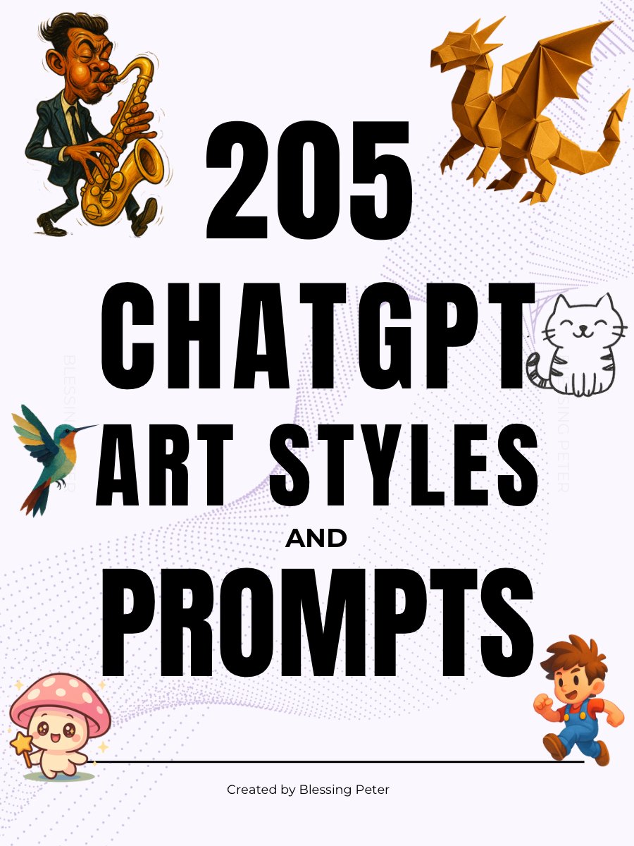 205 ChatGPT Art Styles and Prompts product image (1)