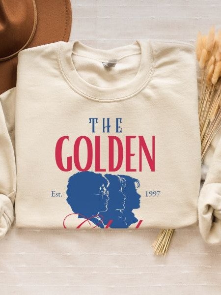 The Golden Club Retro Cozy Minimalist Fall Sweatshirt product image (2)