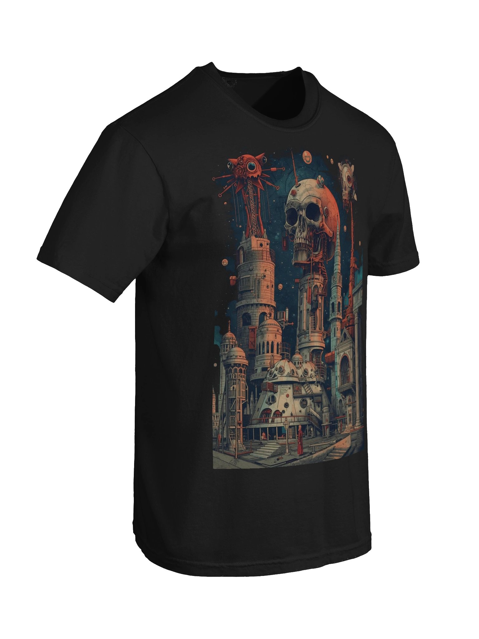 Surreal Cityscape Dream Heavyweight T-Shirt product image (4)