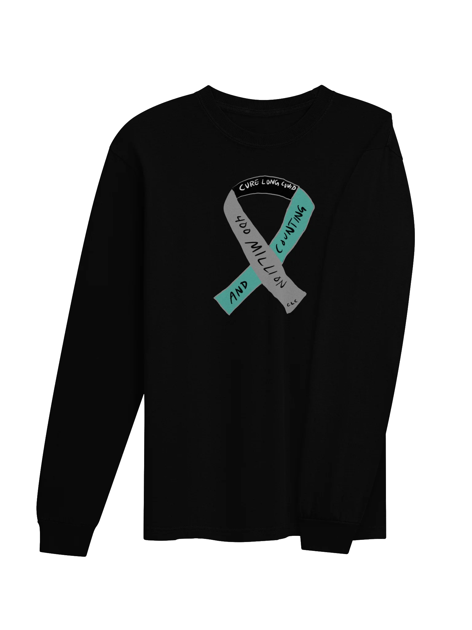 400 Million and Counting long sleeve tee product image (17)