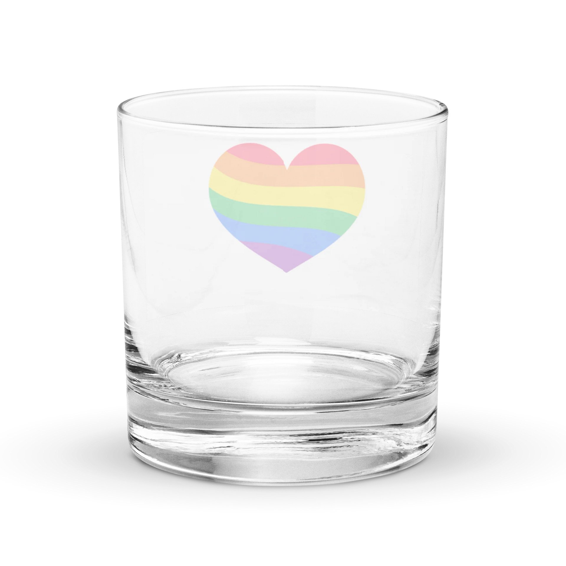 Rainbow Heart Rocks Glass product image (4)