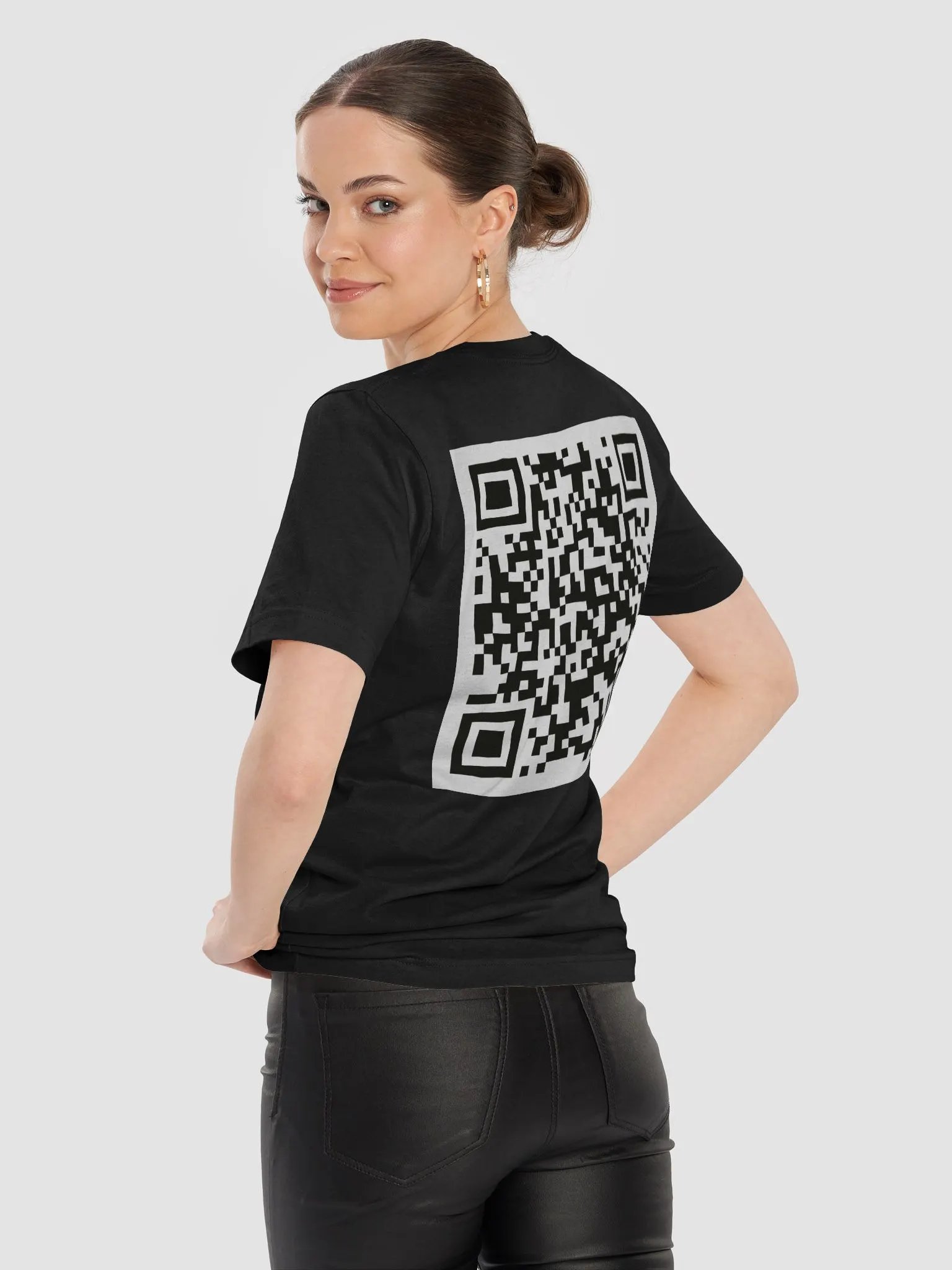 'Rick Rolled' Bella+Canvas QR T-Shirt product image (59)