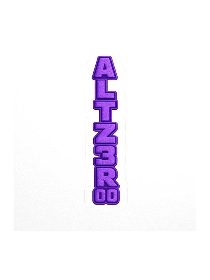 Vertical ALTZ3R0O — Kiss‑Cut Sticker product image (1)