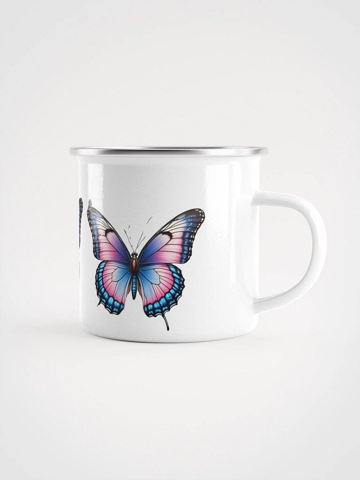Fluttering Wings Enamel Mug product image (1)
