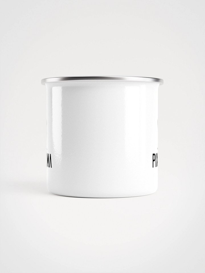 Pixaroma Black Logo Enamel Mug product image (2)