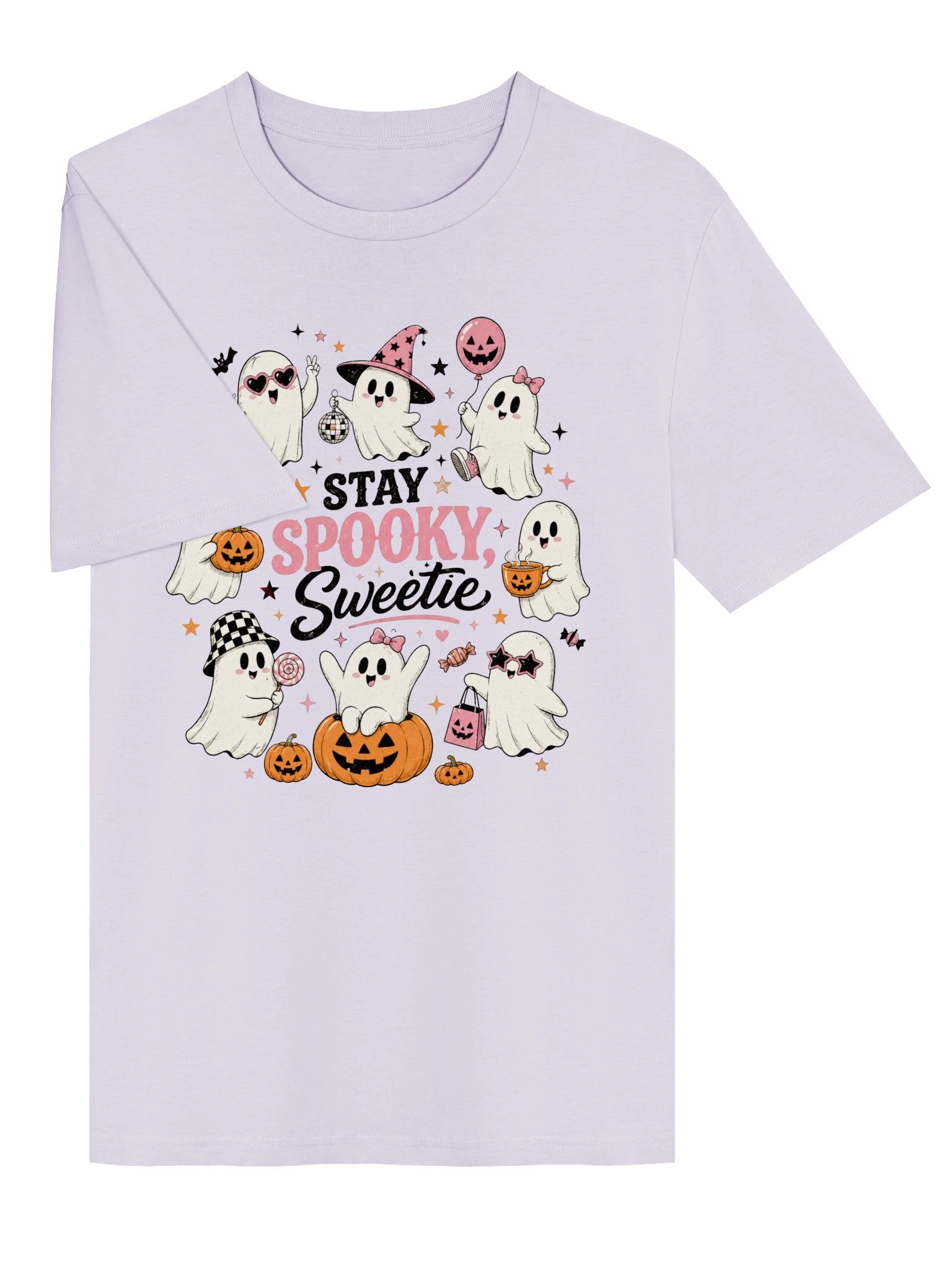 Stay Spooky Sweetie Ghost Halloween T-Shirt product image (54)