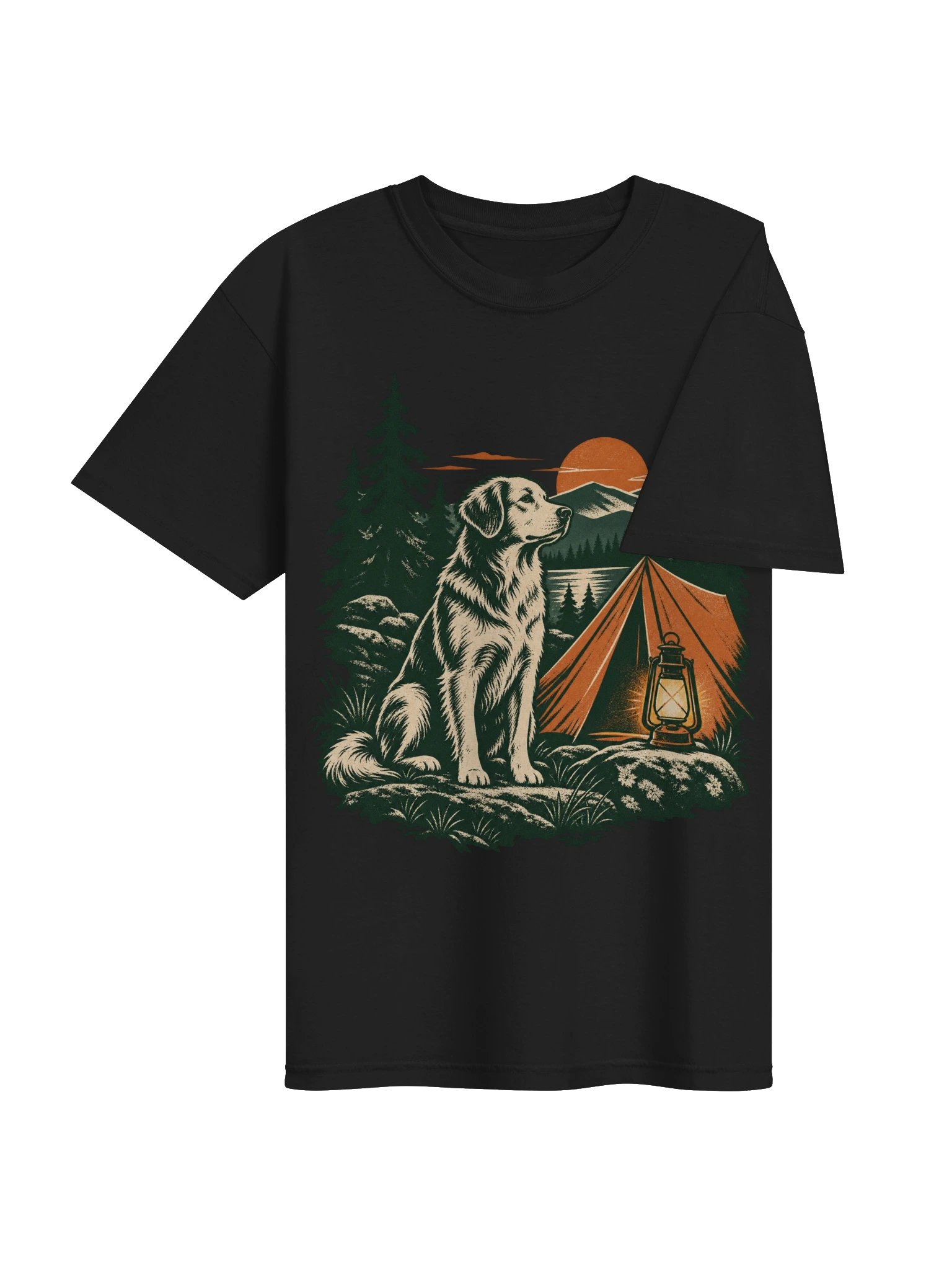 Camp Watch Golden Retriever Tee product image (4)