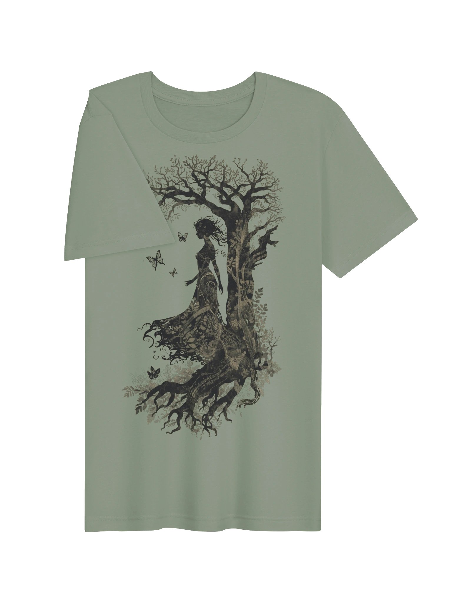 Forest Goddess Shirt, Whimsical Nature & Butterfly Tee product image (4)