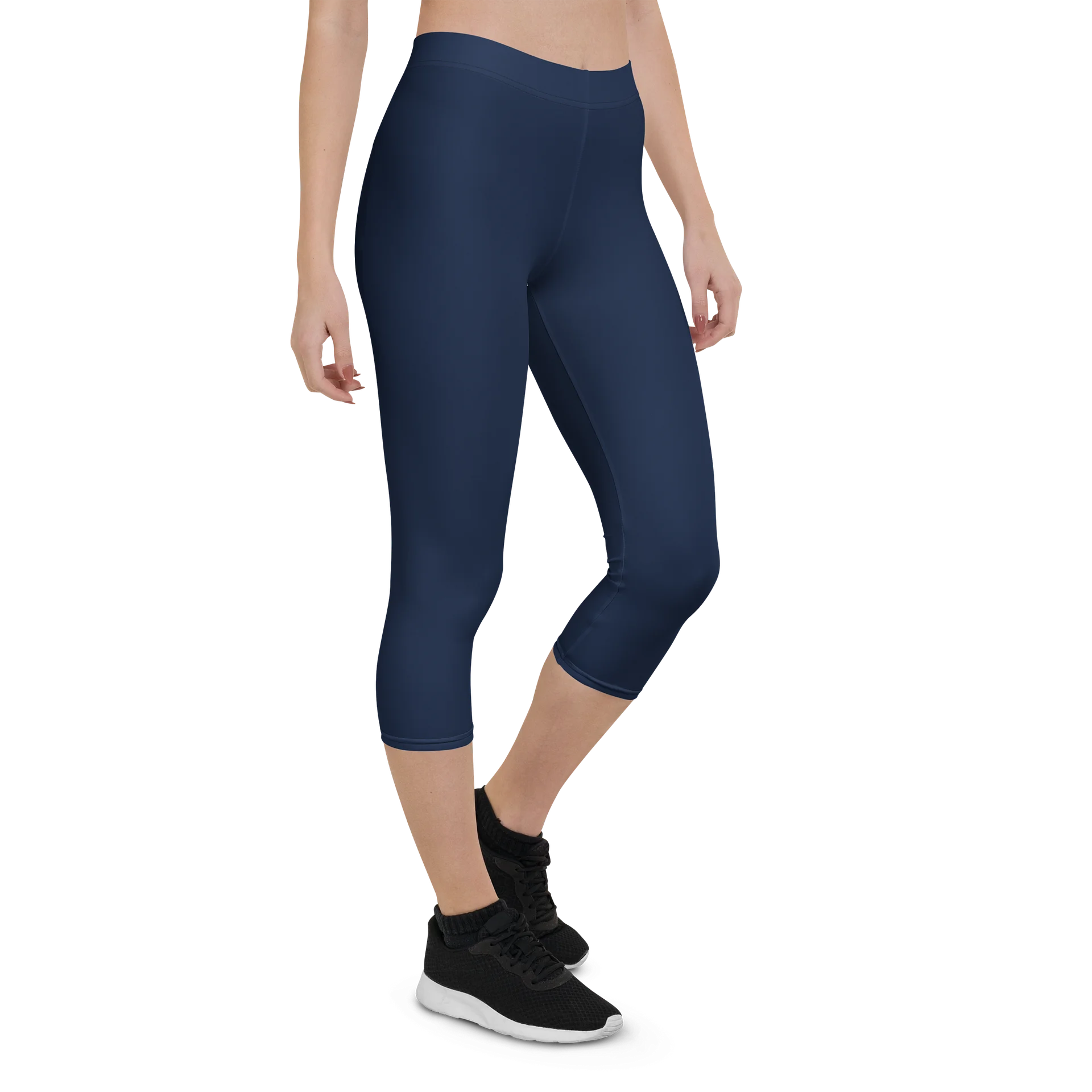 His House Womens Performance Crop Leggings - Navy product image (7)