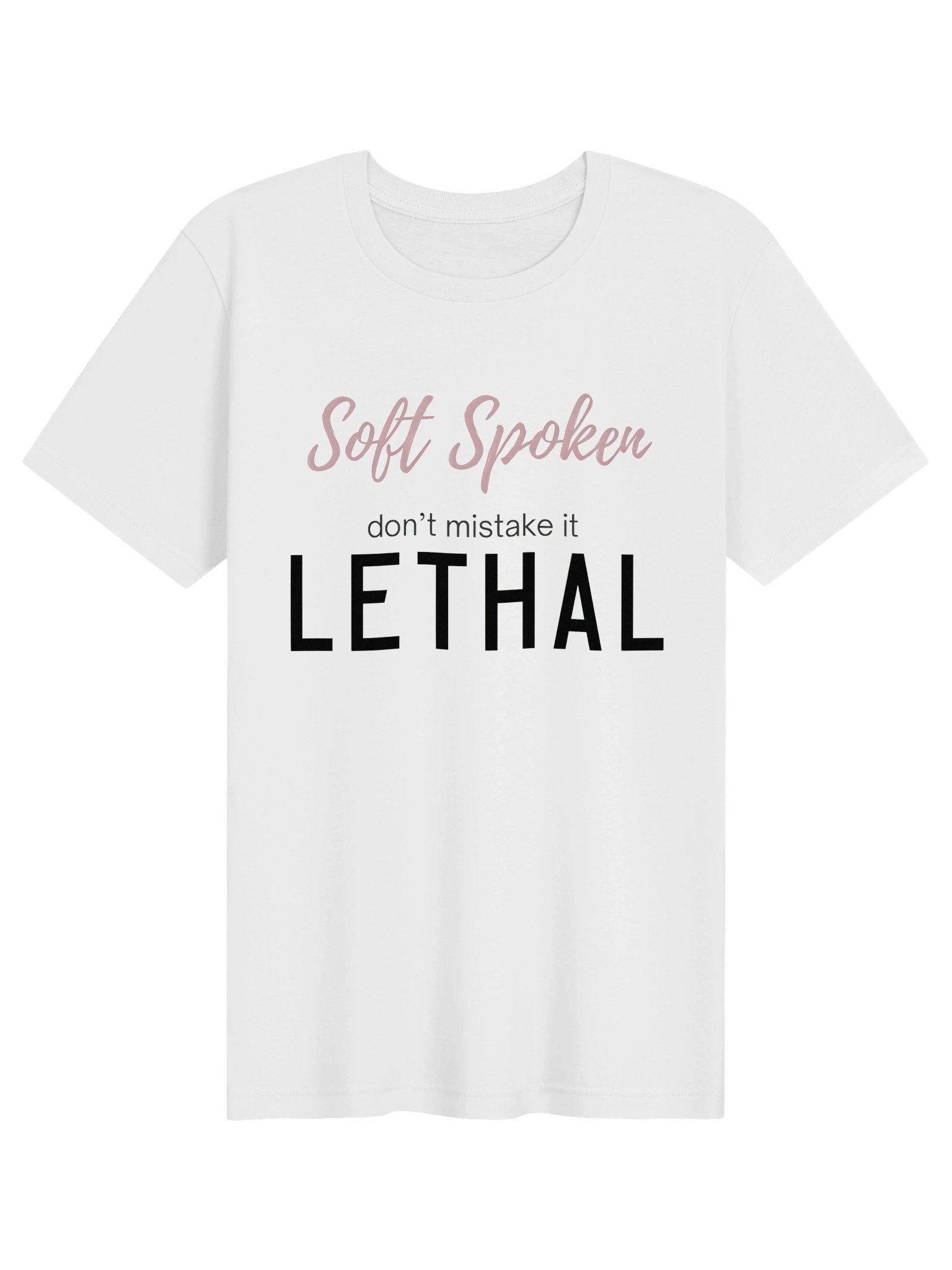 Soft Spoken Don't Mistake it Lethal Tee| Gothic Tattoo- Style By Inkthorn Studio product image (39)