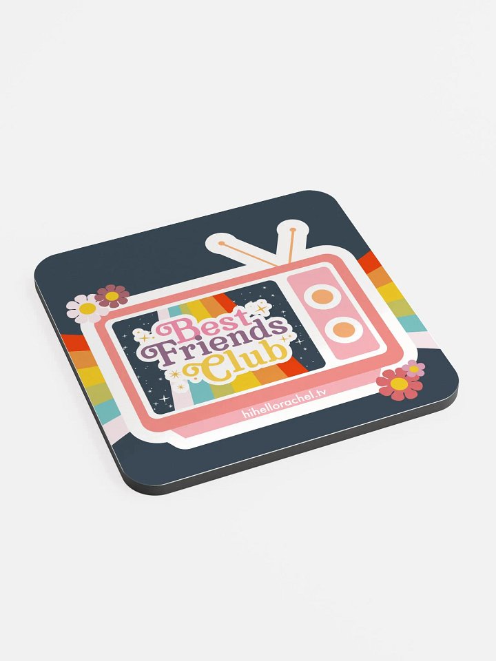 Best Friends Club PRIDE EDITION Glossed Cork Coaster product image (2)