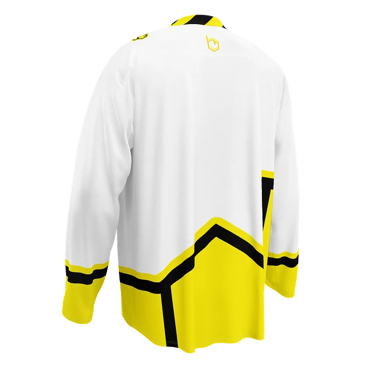 B-Team Sting Jersey - White And Yellow - Blank product image (2)