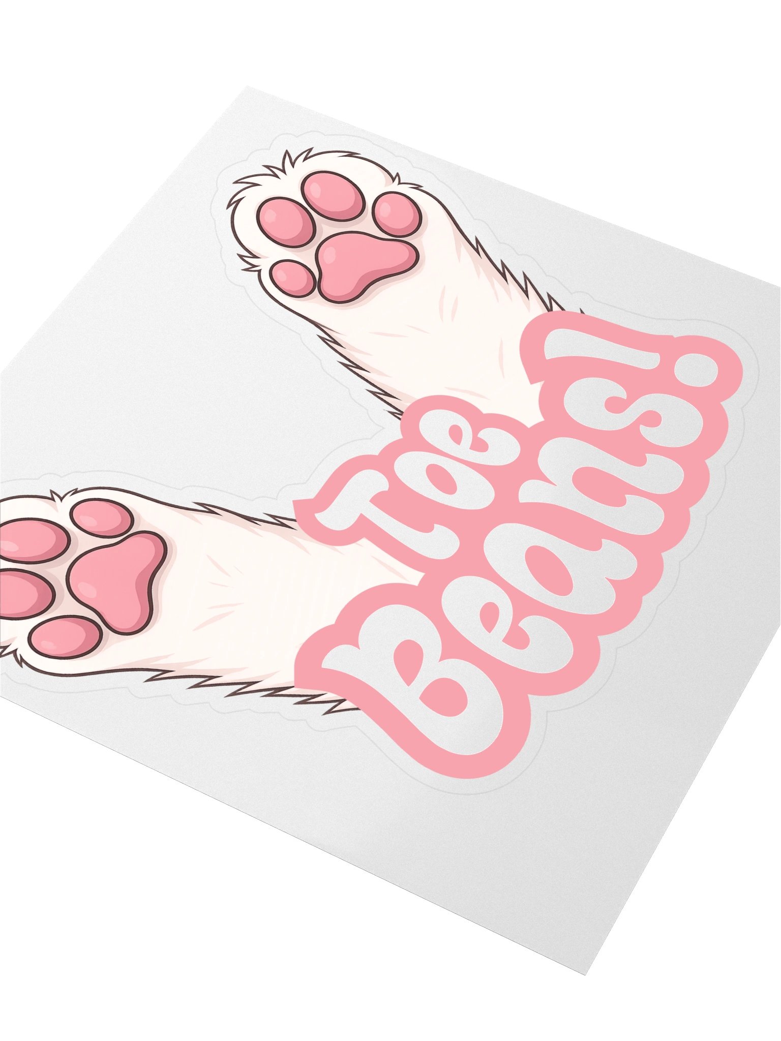 Large Toe Beans Sticker product image (3)