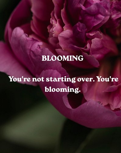 Through every season, every challenge and every change, you’re still blooming in your own time.

Wear the reminder. Own your ...