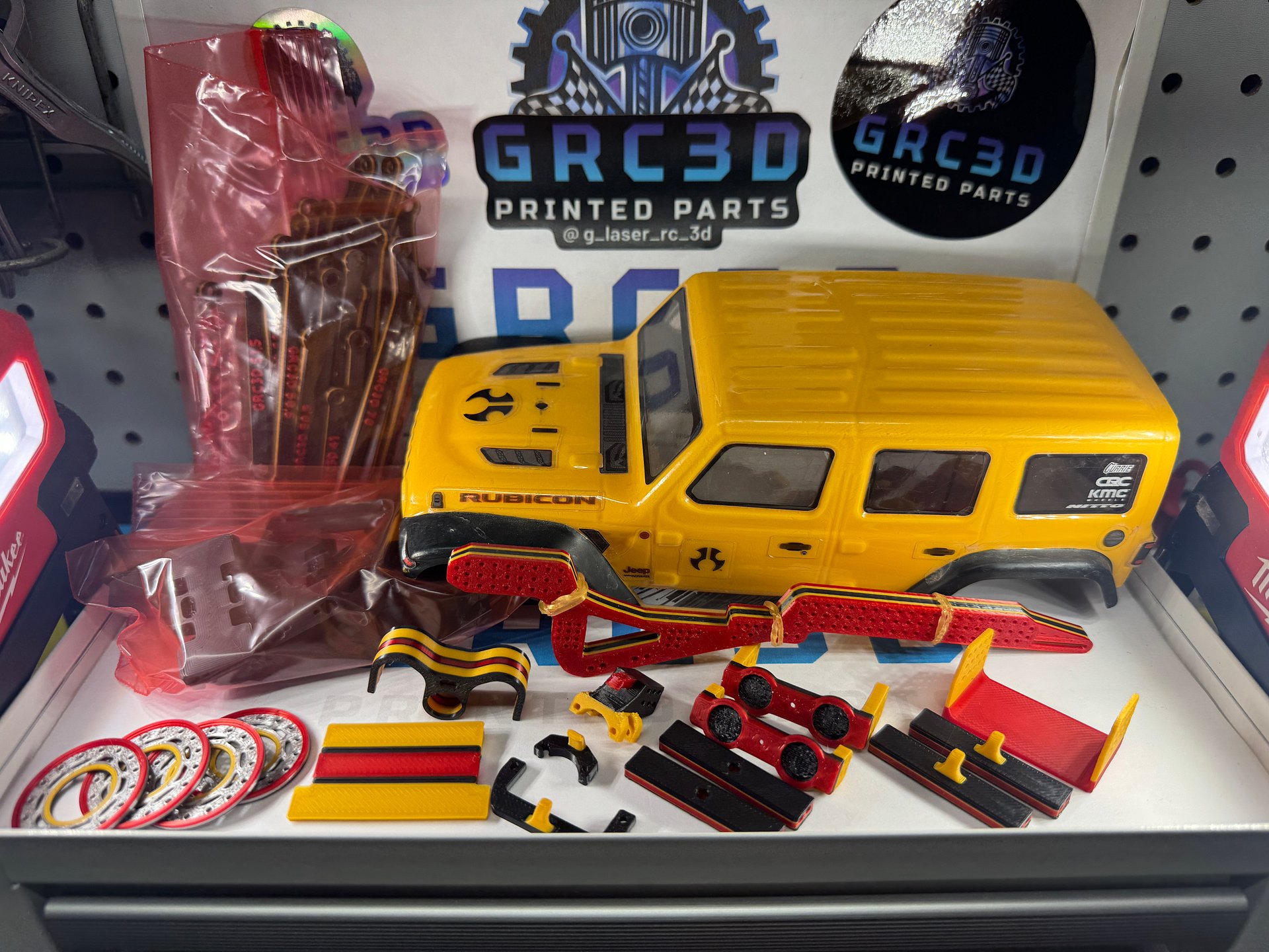 GRC3D LCG (Universal) 20deg Skid, SLEEPER Comp Chassis Kit product image (5)