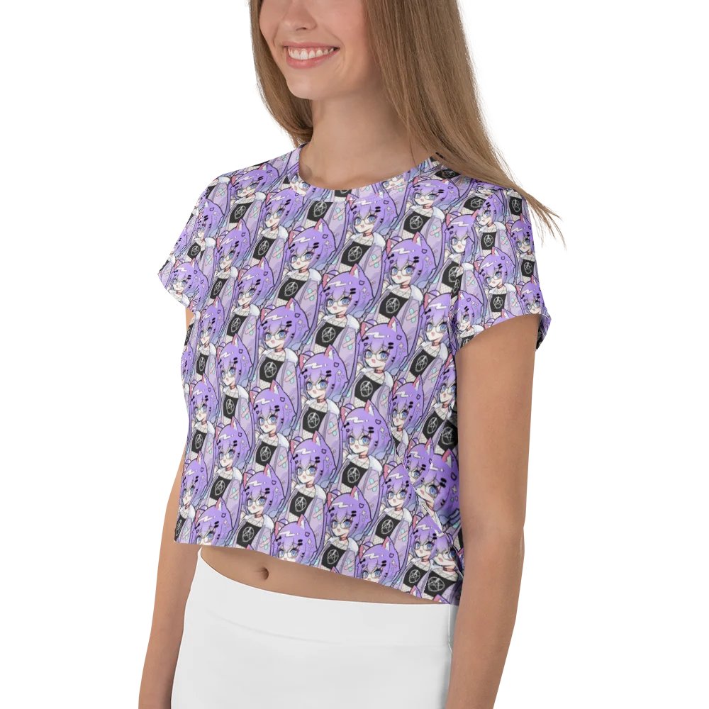 ZaynaKitty Pattern Crop Top product image (3)