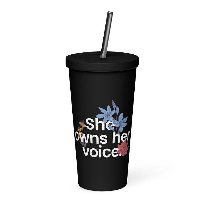 She Owns Dark Insulated Tumbler product image (1)